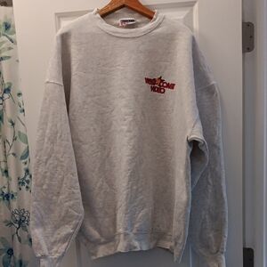 Authentic Vintage West Coast Video XL Swearshirt Heather Gray Rare